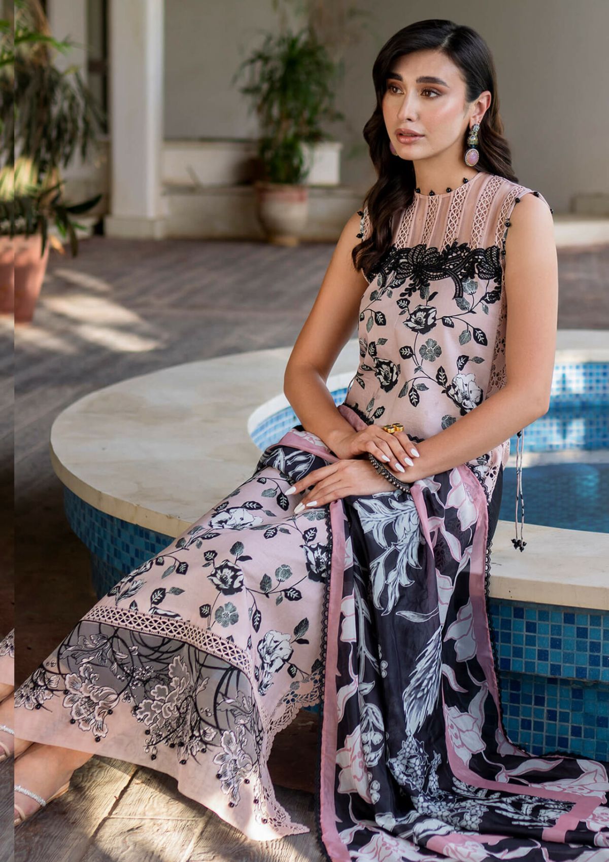 Asifa & Nabeel Meraki Summer Vol-2'24 MK-02 Gul - Mohsin Saeed Fabrics