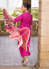 Zainab Chottani Luxury Lawn'23 ZC-03-B Gul Mohar - Mohsin Saeed Fabrics