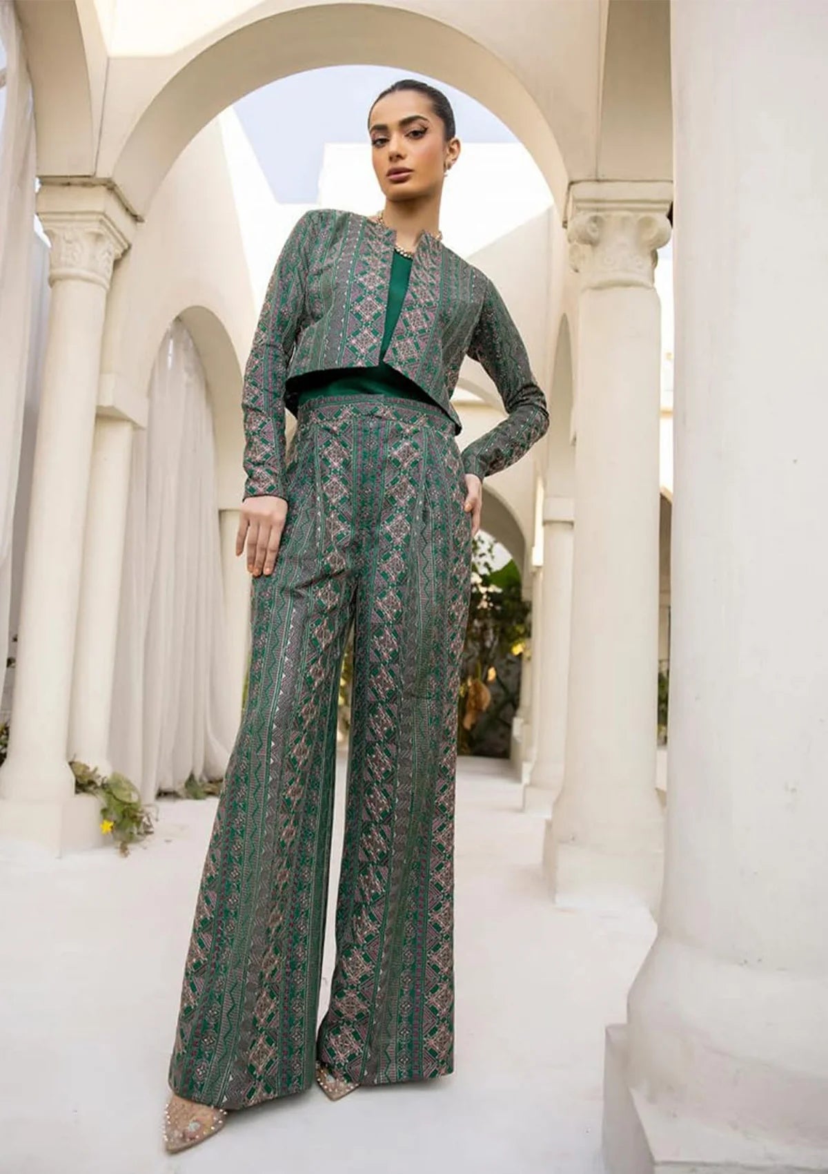 Gul-e-Noor By Khoobsurat Emb Karandi'23 G-70 - Mohsin Saeed Fabrics