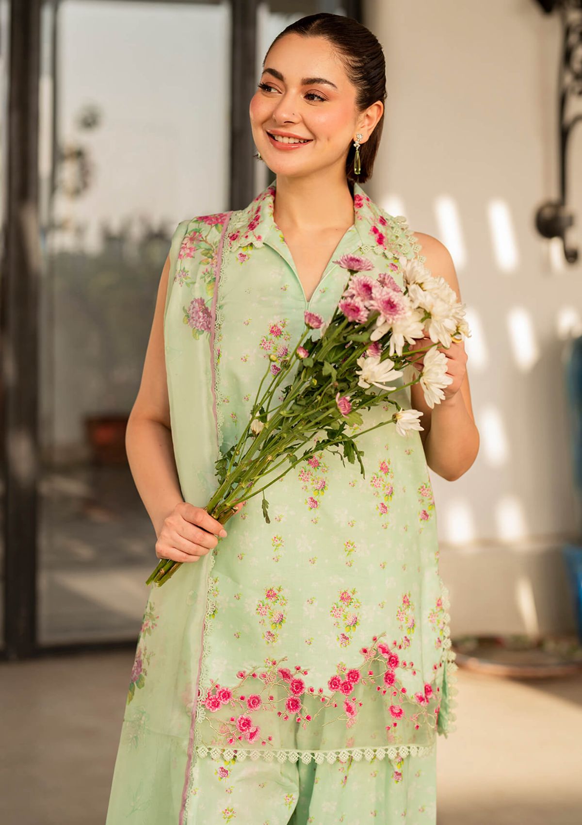 Asifa & Nabeel Meraki Summer Vol-2'24 MK-11 Gul-e-Rana - Mohsin Saeed Fabrics