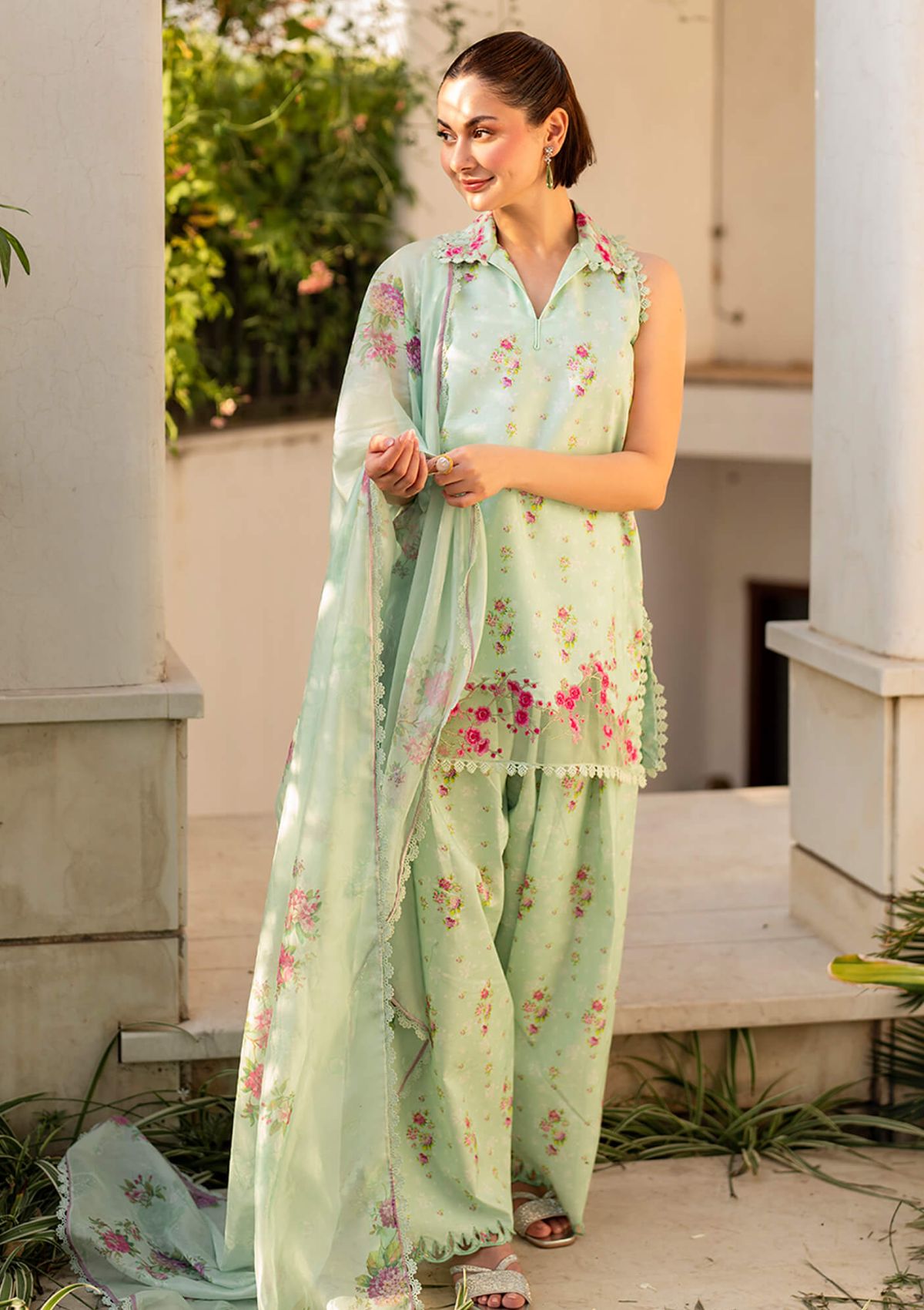 Asifa & Nabeel Meraki Summer Vol-2'24 MK-11 Gul-e-Rana - Mohsin Saeed Fabrics