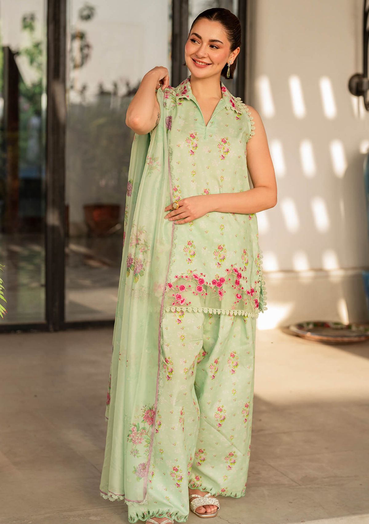 Asifa & Nabeel Meraki Summer Vol-2'24 MK-11 Gul-e-Rana - Mohsin Saeed Fabrics