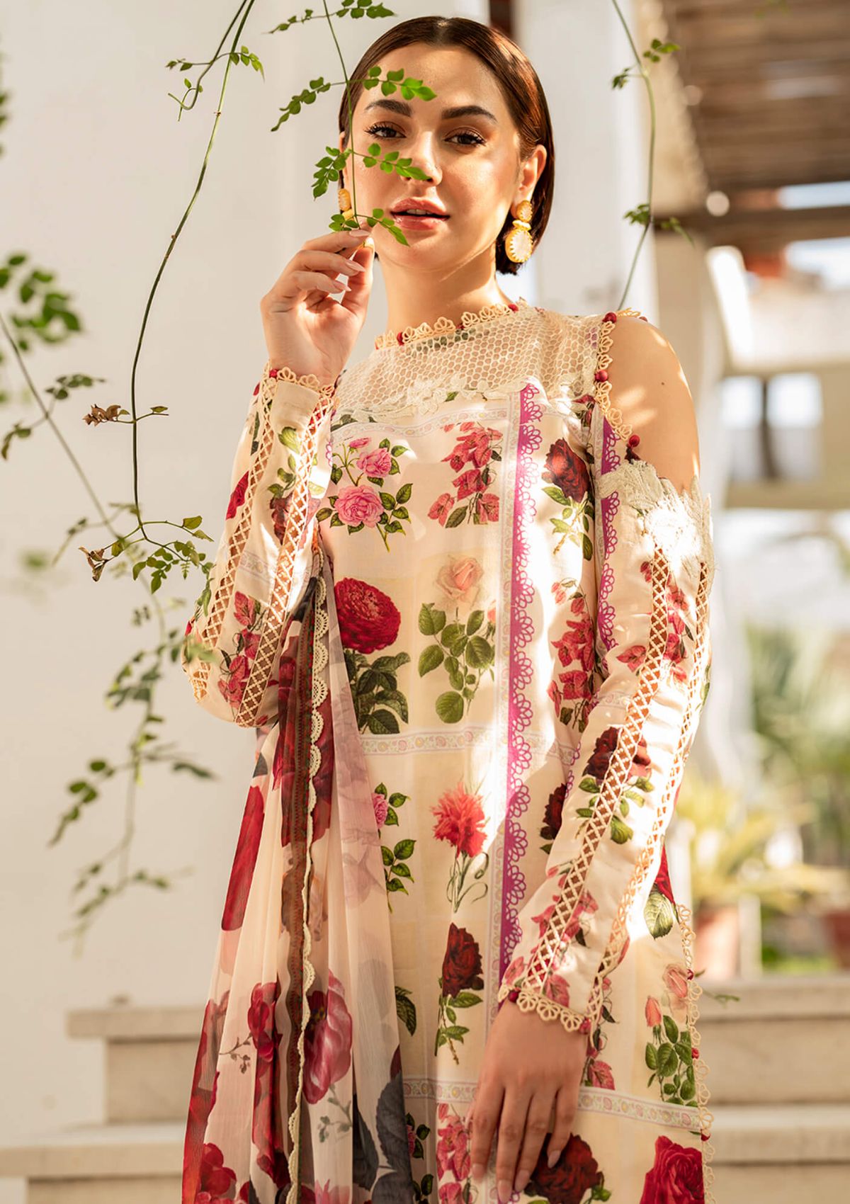 Asifa & Nabeel Meraki Summer Vol-2'24 MK-09 Gulabo - Mohsin Saeed Fabrics