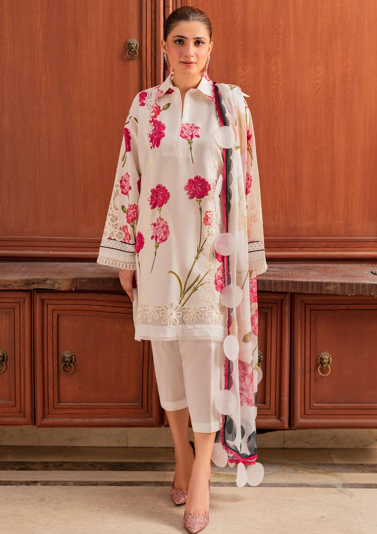 Asifa & Nabeel Meraki Summer Vol-2'24 MK-12 Guldasta - Mohsin Saeed Fabrics