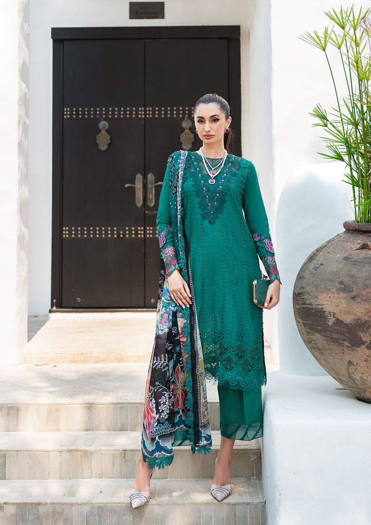 Saira Rizwan Lawn Vol-02'24 SR-10 Jane - Mohsin Saeed Fabrics