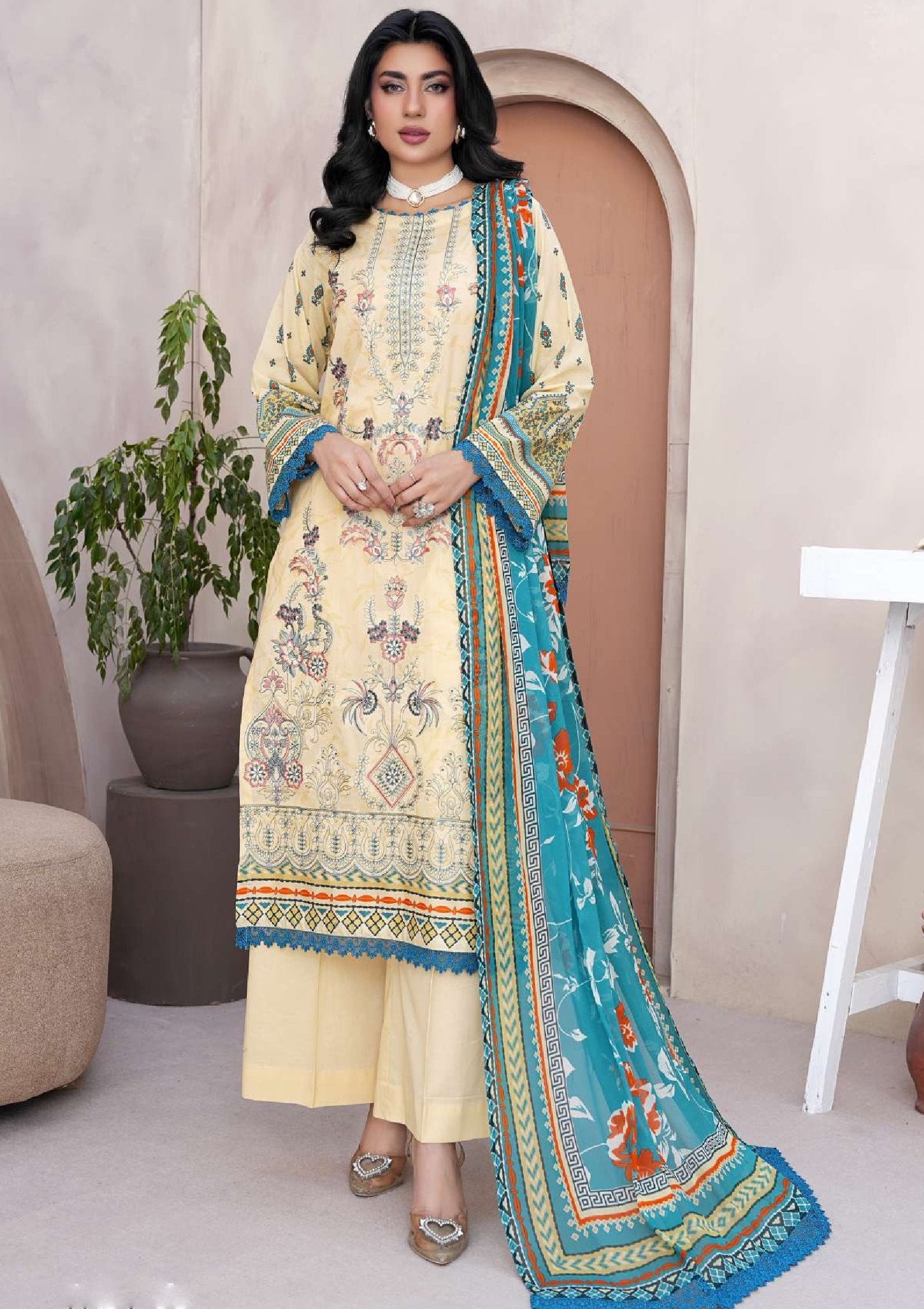 Hoor By Wania Summer Lawn Vol-1'26 WL-76