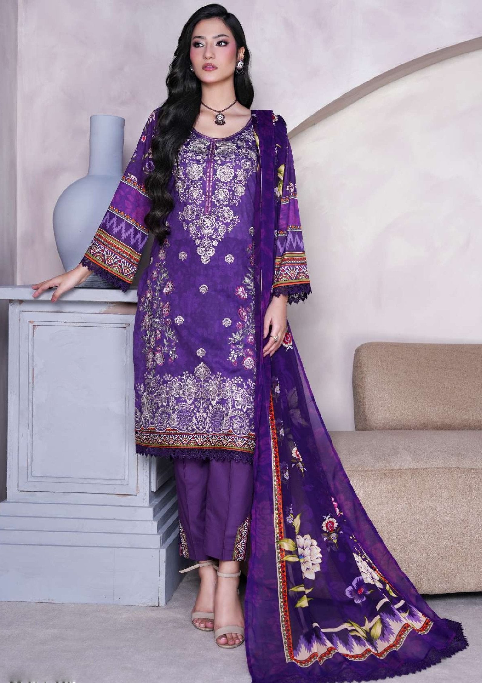 Hoor By Wania Summer Lawn Vol-1'26 WL-82