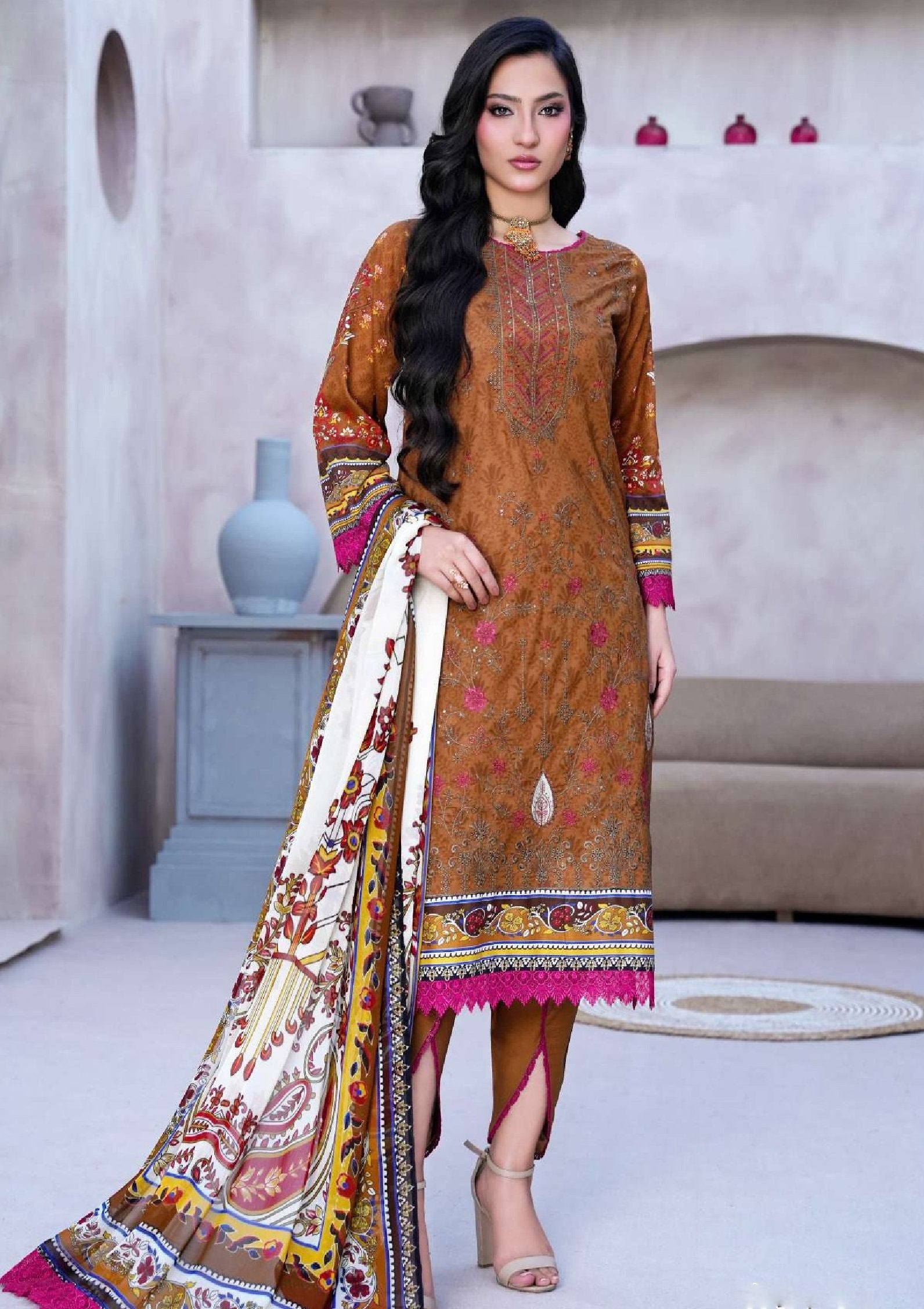 Hoor By Wania Summer Lawn Vol-1'26 WL-84