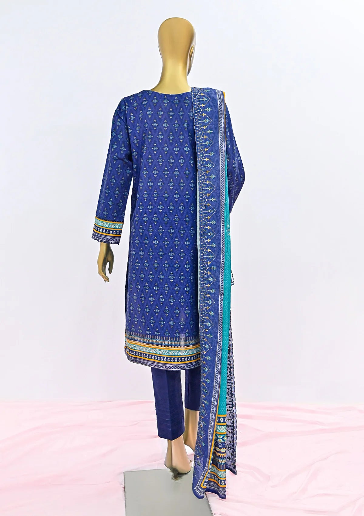 HZ Embroidered Khaddar'24 PKE-31 - Mohsin Saeed Fabrics