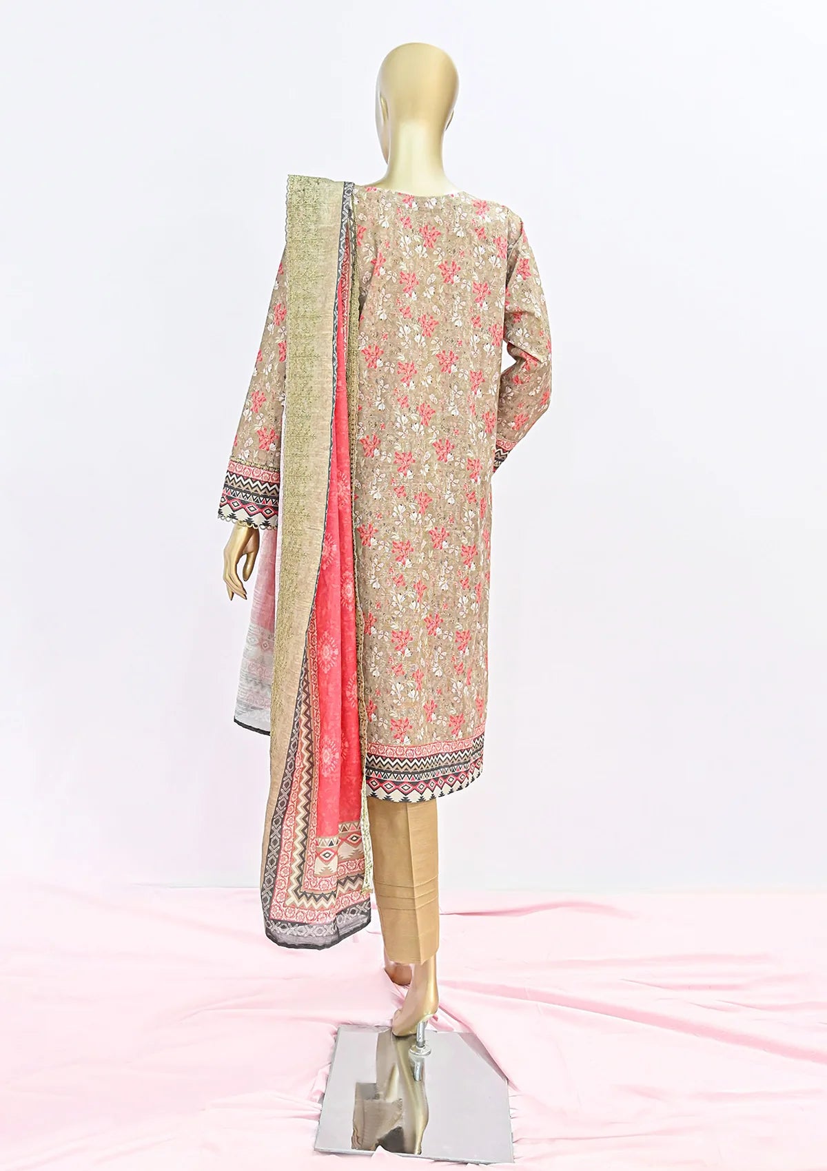 HZ Embroidered Khaddar'24 PKE-32 - Mohsin Saeed Fabrics