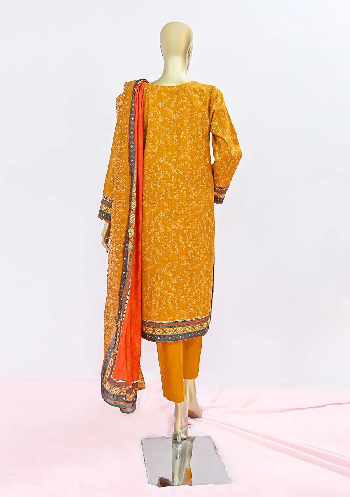HZ Embroidered Khaddar'24 PKE-33 - Mohsin Saeed Fabrics
