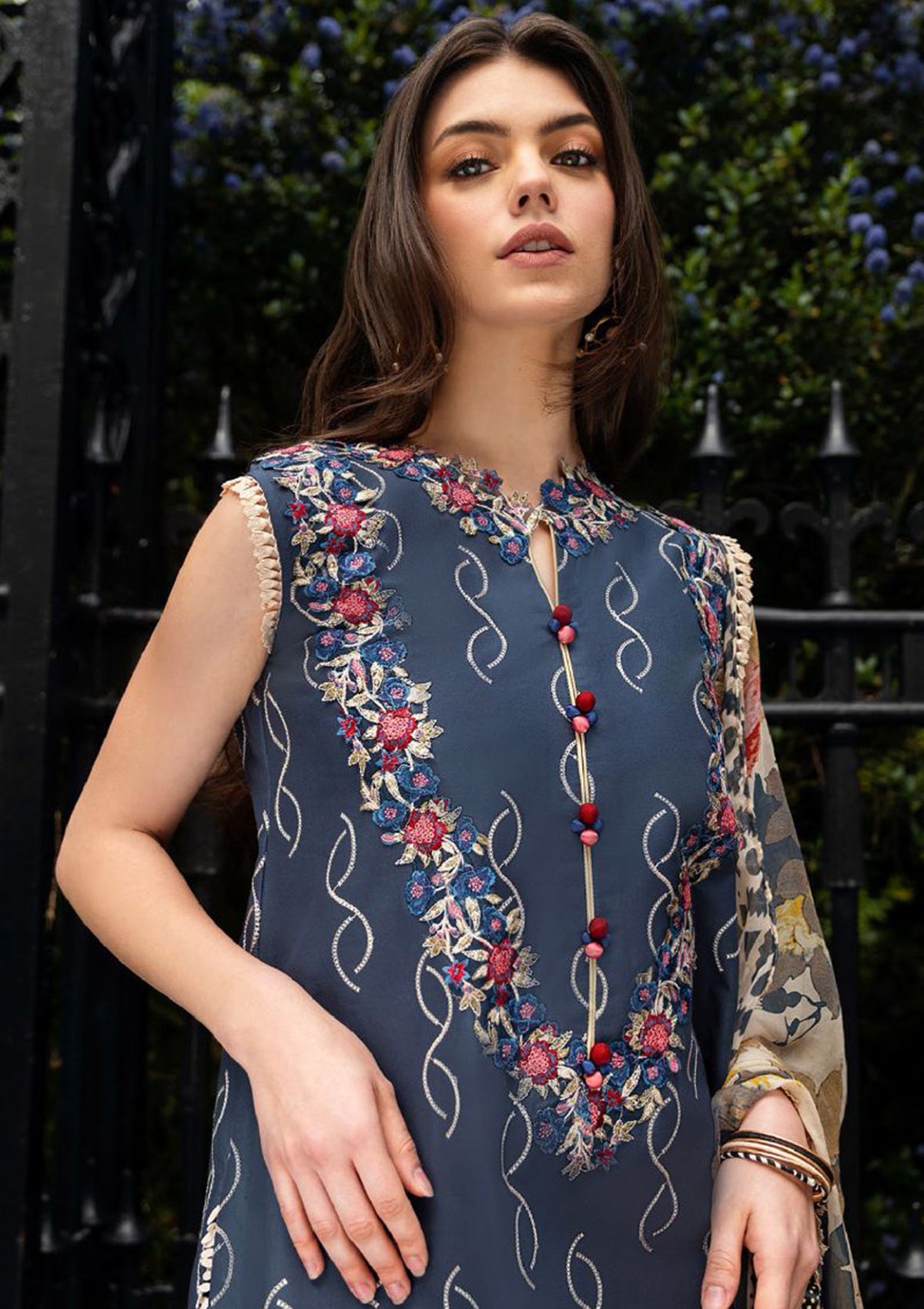 Mushq Hemline Odyssey'24 HMC-03 PETALE SYMPHONY