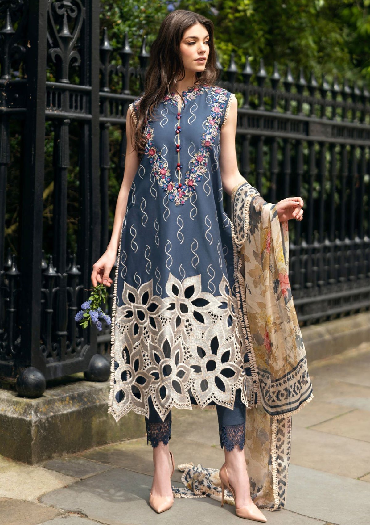 Mushq Hemline Odyssey'24 HMC-03 PETALE SYMPHONY