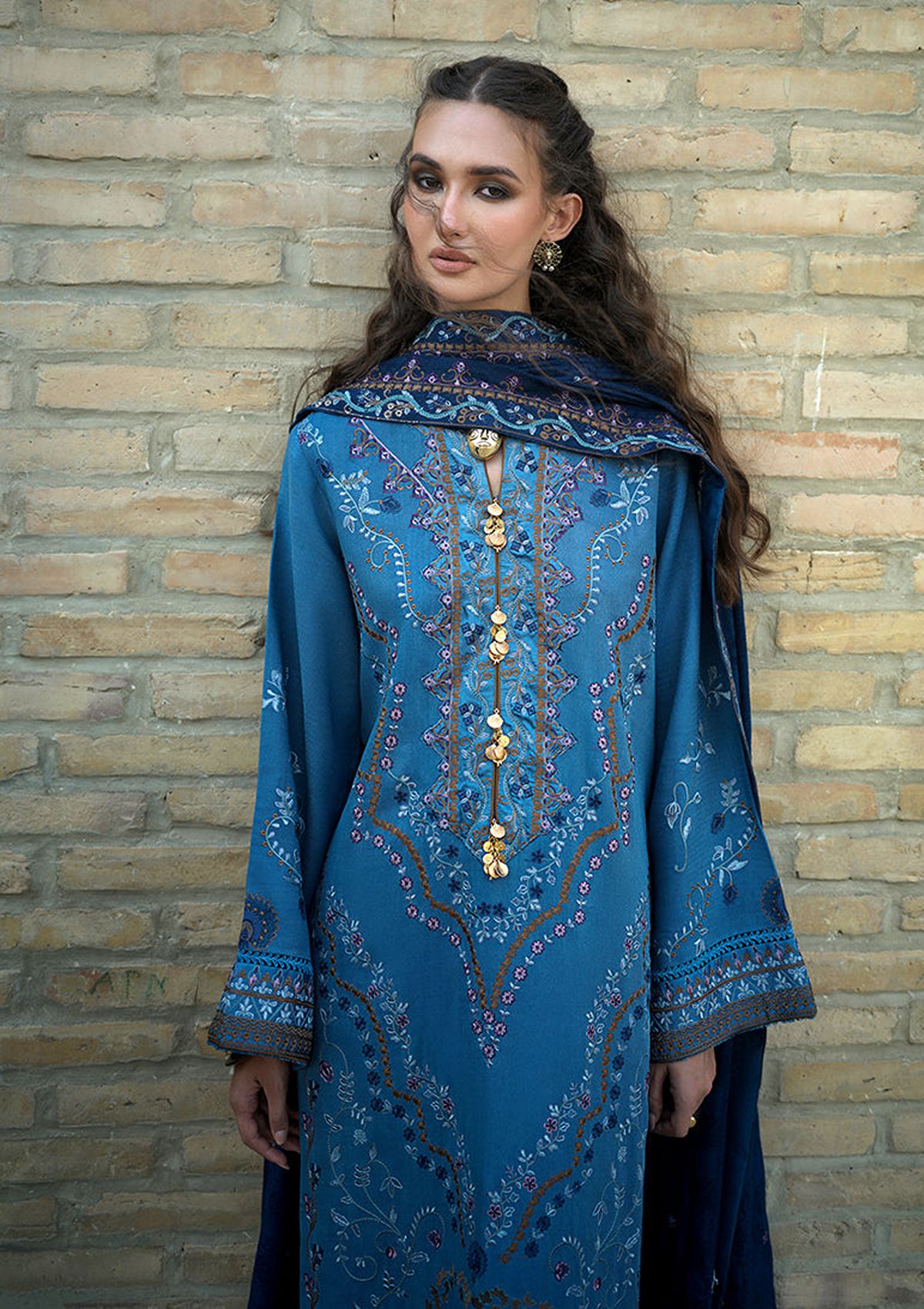Mushq Hemline Bukhara Winter Edit'26 D-04 Heritage Haze