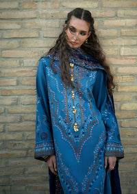 Mushq Hemline Bukhara Winter Edit'26 D-04 Heritage Haze
