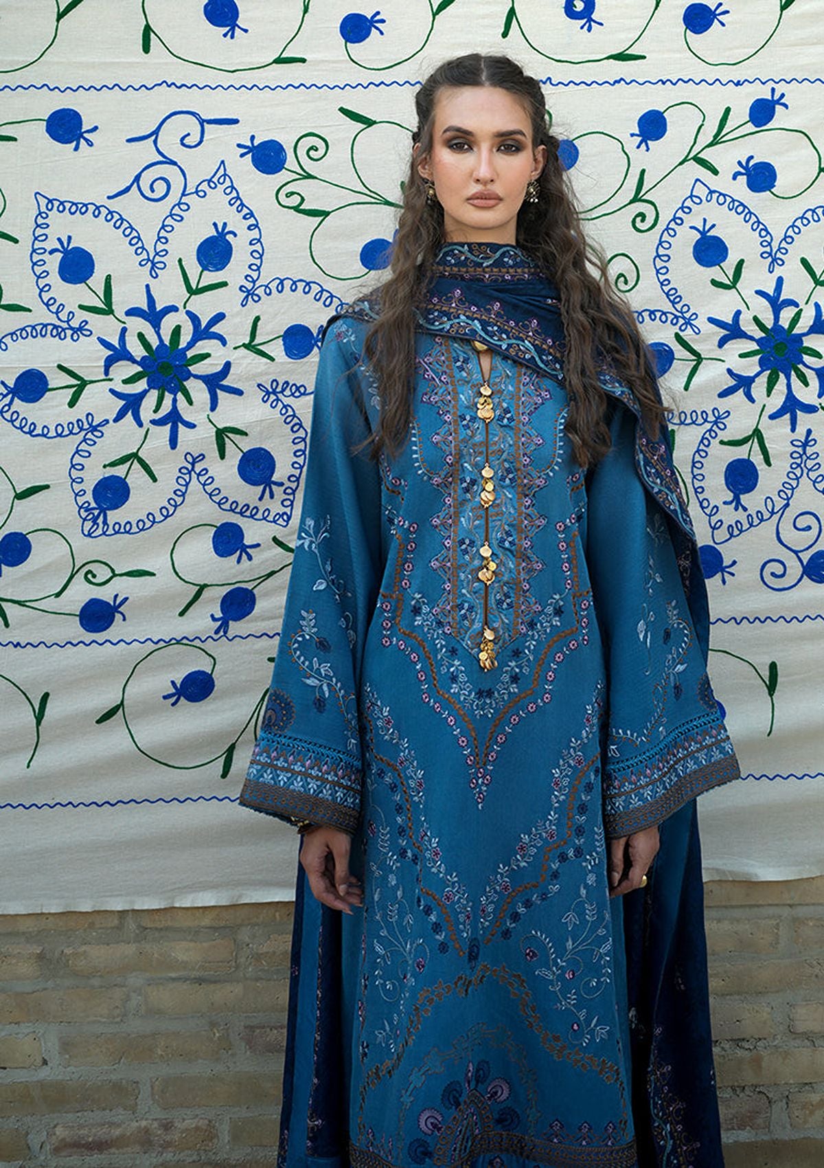 Mushq Hemline Bukhara Winter Edit'26 D-04 Heritage Haze