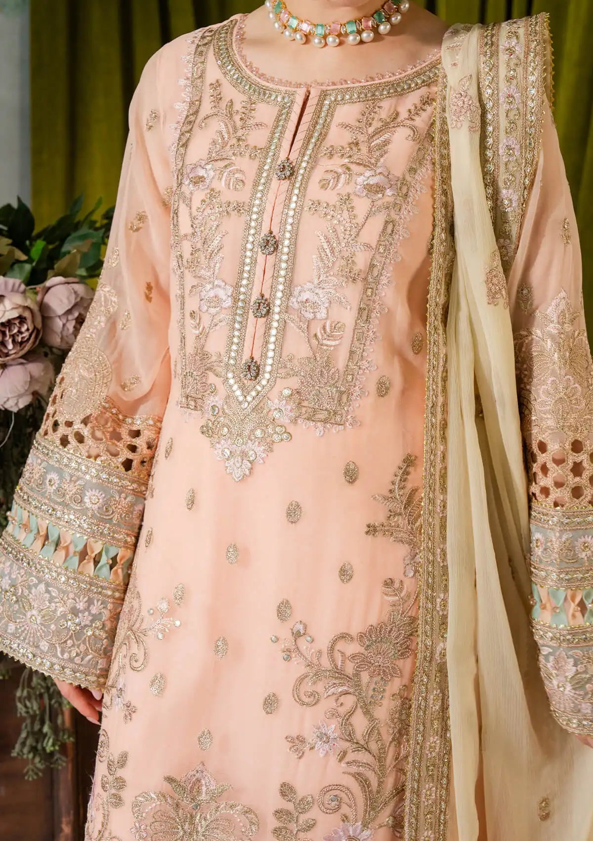 Naina By Imrozia Luxury Chiffon'24 I-193 Kashud