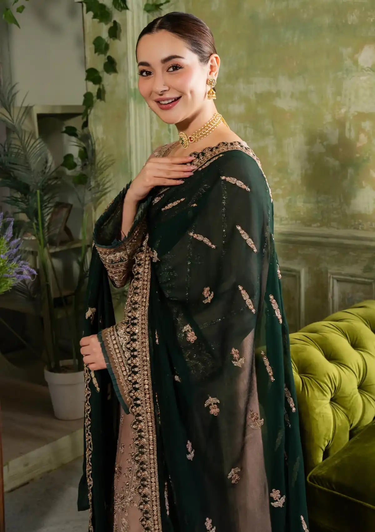 Naina By Imrozia Luxury Chiffon'24 I-195 Gul