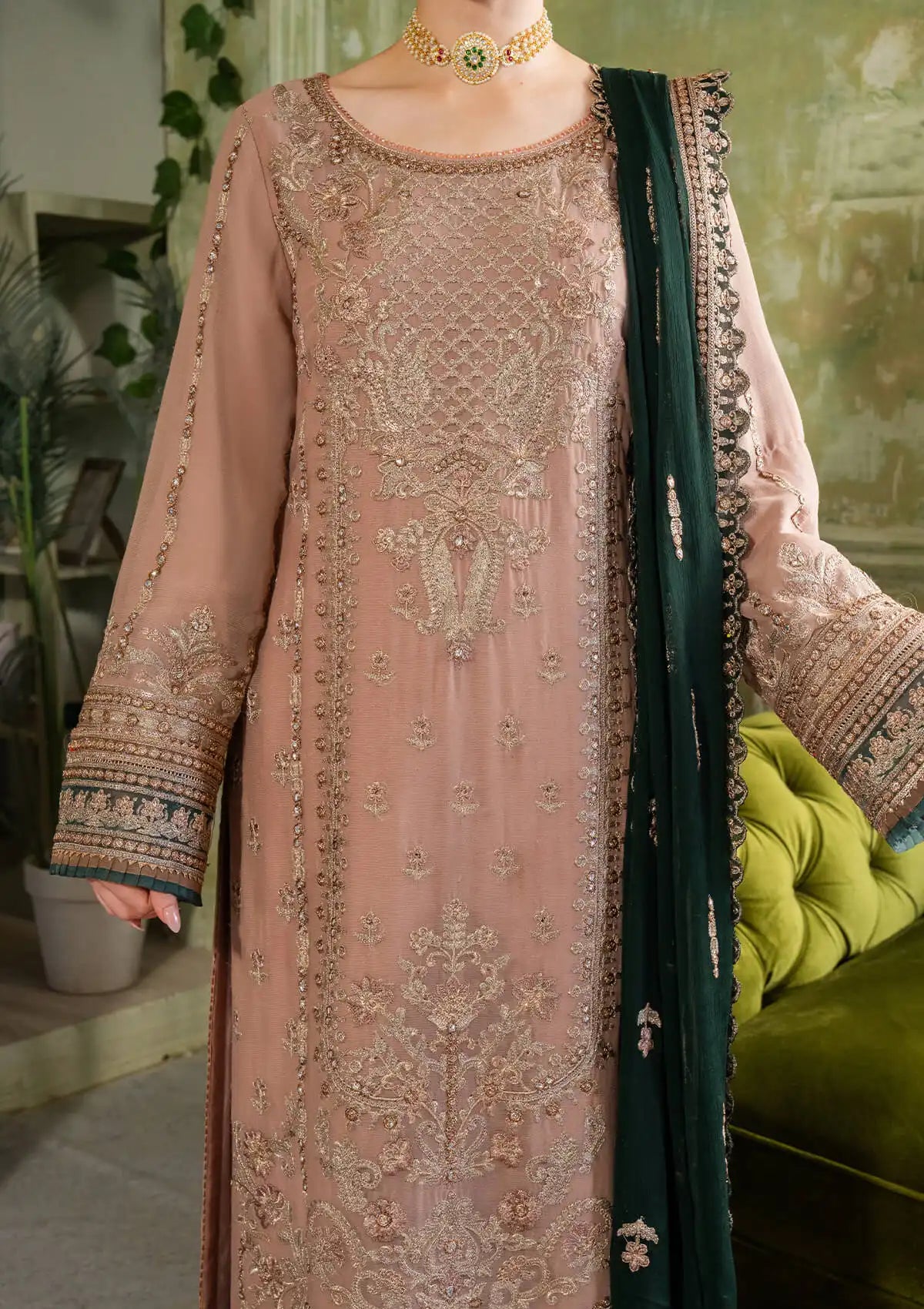 Naina By Imrozia Luxury Chiffon'24 I-195 Gul