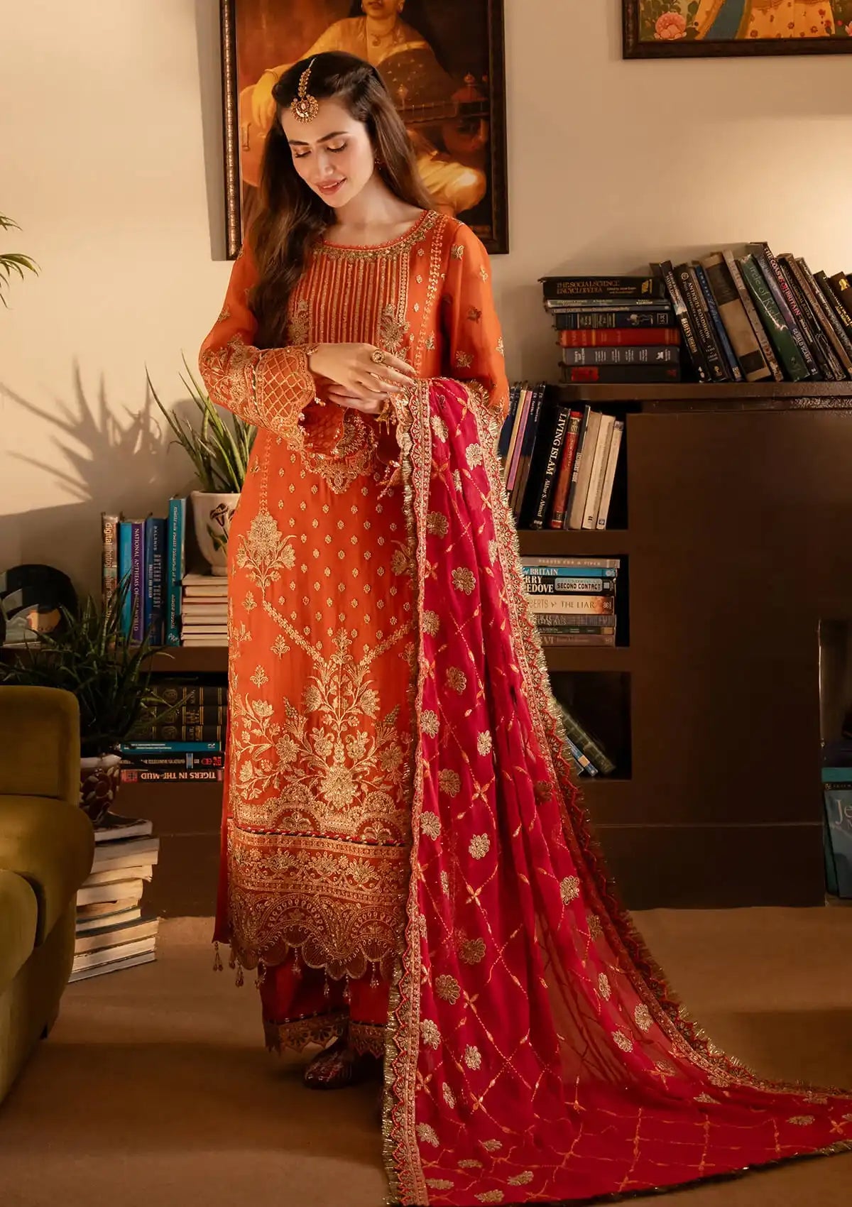 Imrozia Noor Jahan Luxury Chiffon'24 I-203 Gul