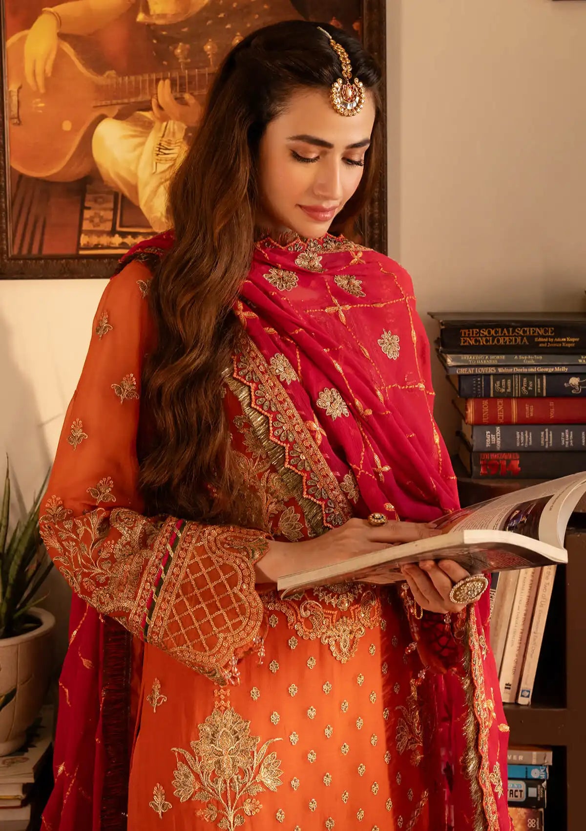 Imrozia Noor Jahan Luxury Chiffon'24 I-203 Gul