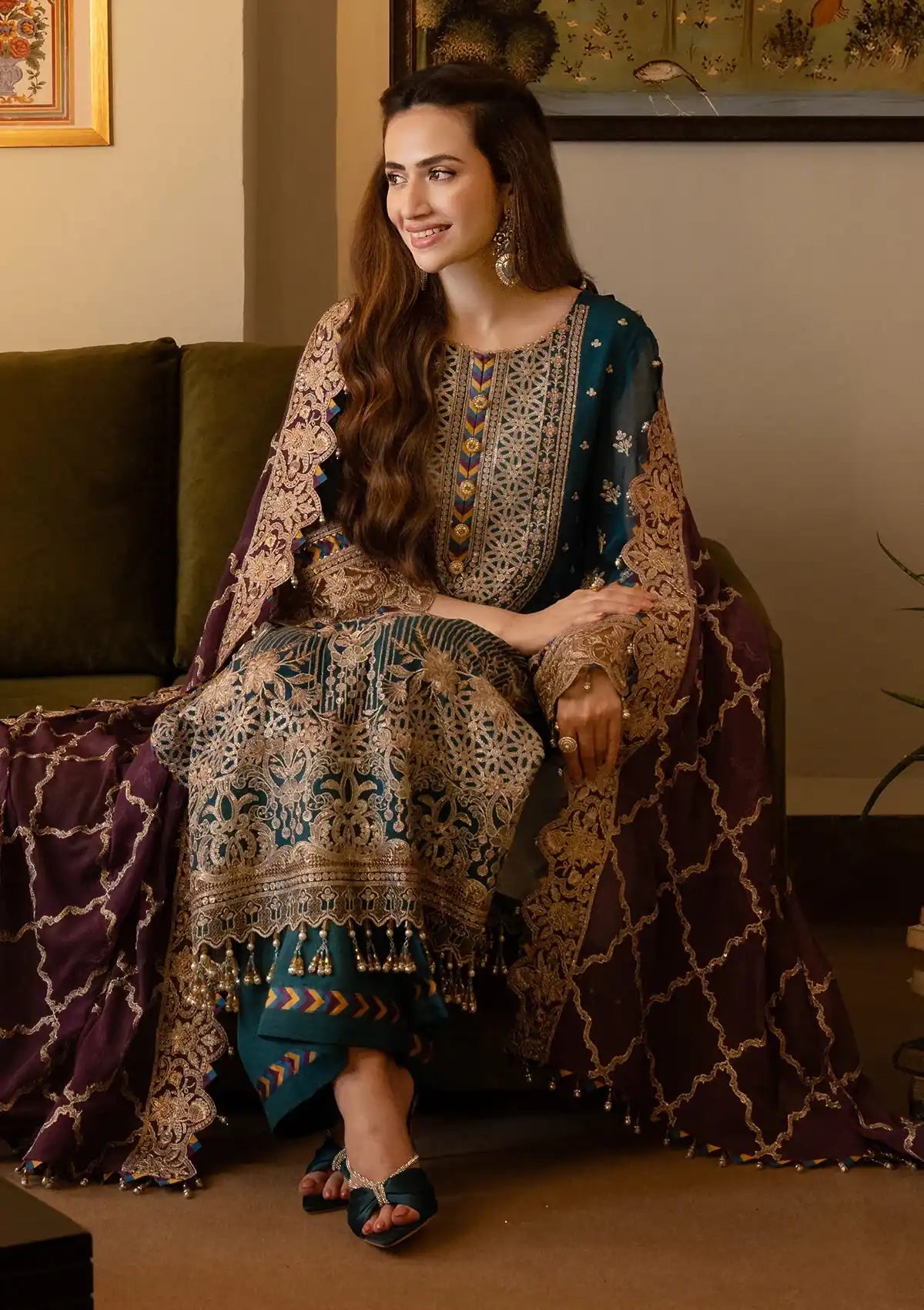 Imrozia Noor Jahan Luxury Chiffon'24 I-208 Aaina