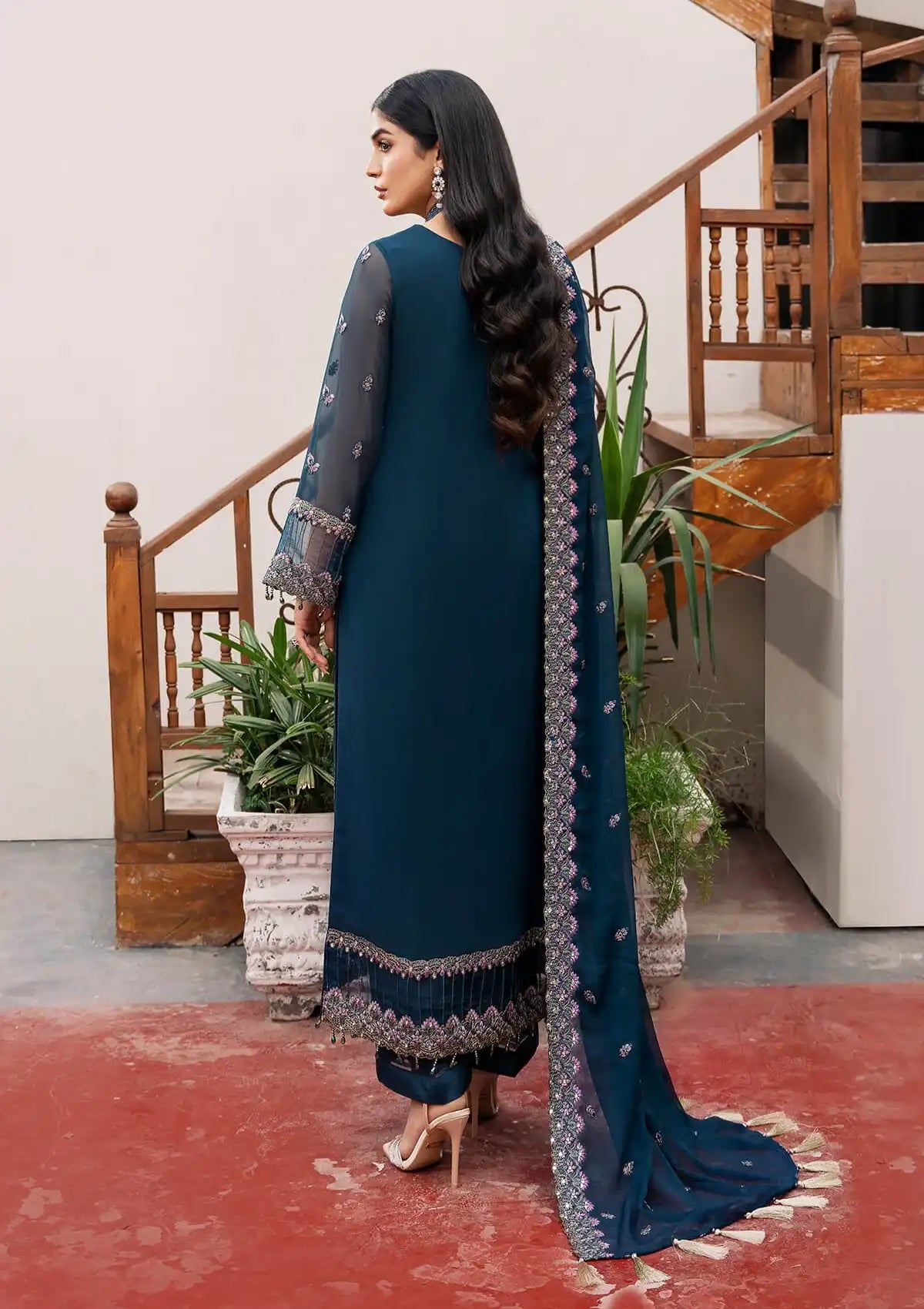 Imrozia Sitarah Luxury Chiffon'24 I-212 Chamak