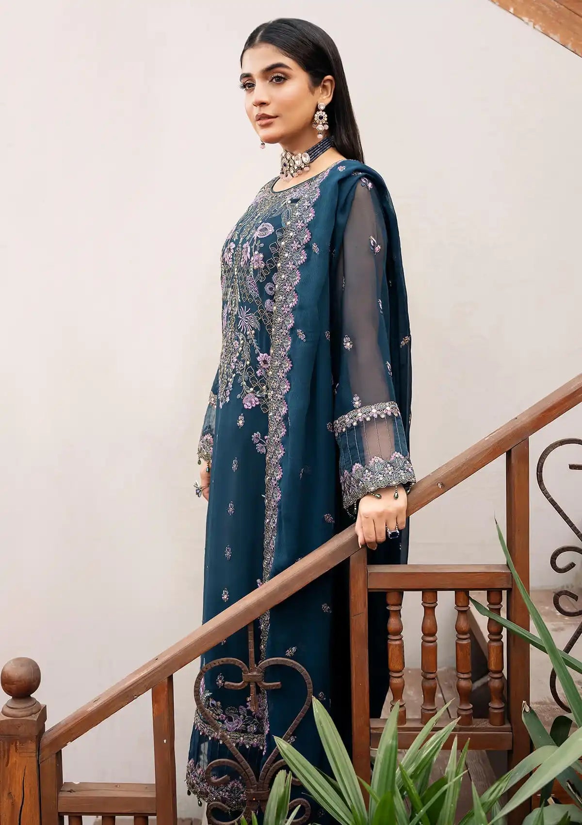 Imrozia Sitarah Luxury Chiffon'24 I-212 Chamak