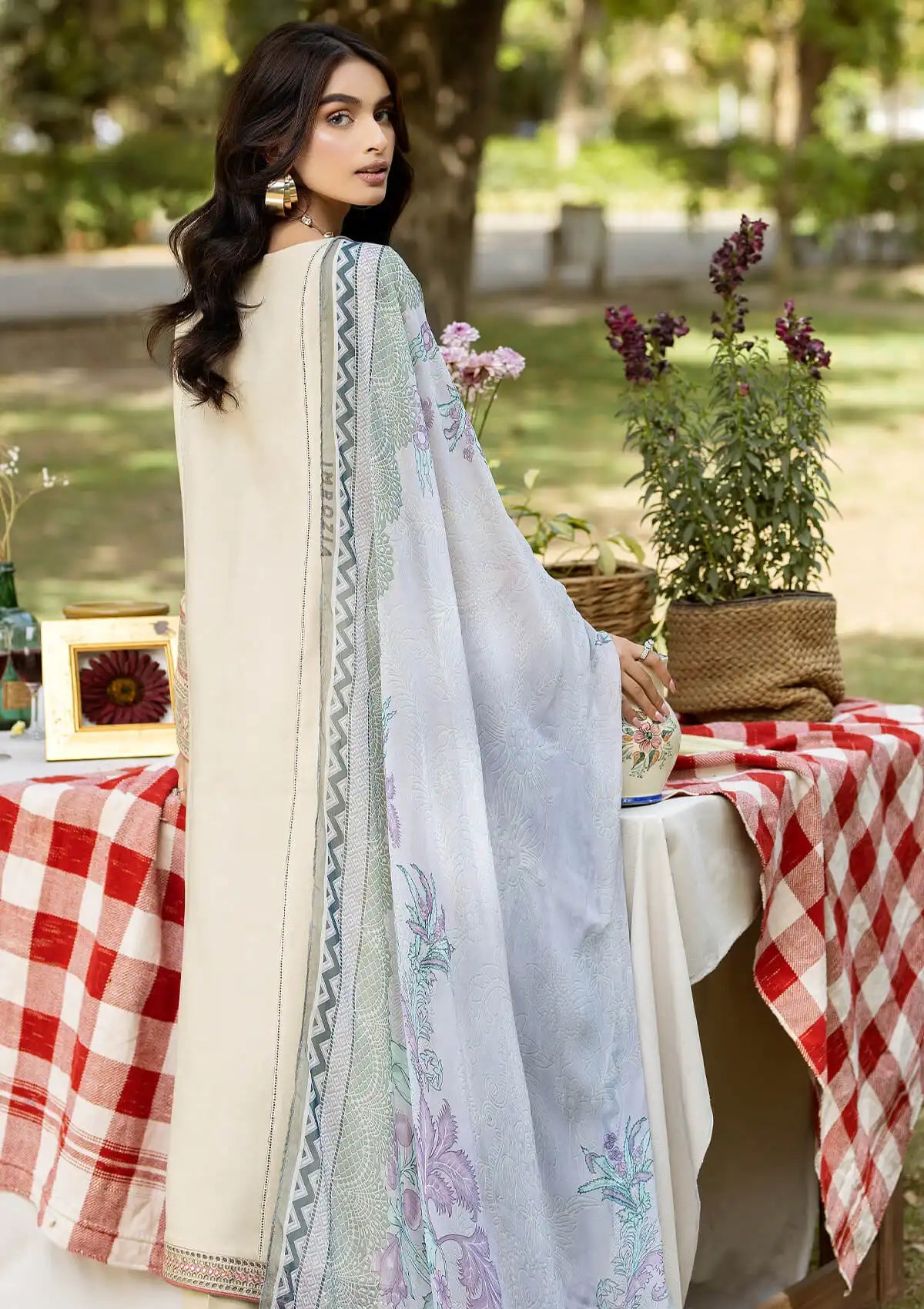 Imrozia Serene Jaan-e-Ada Lawn'24 IPL-01 Manan - Mohsin Saeed Fabrics