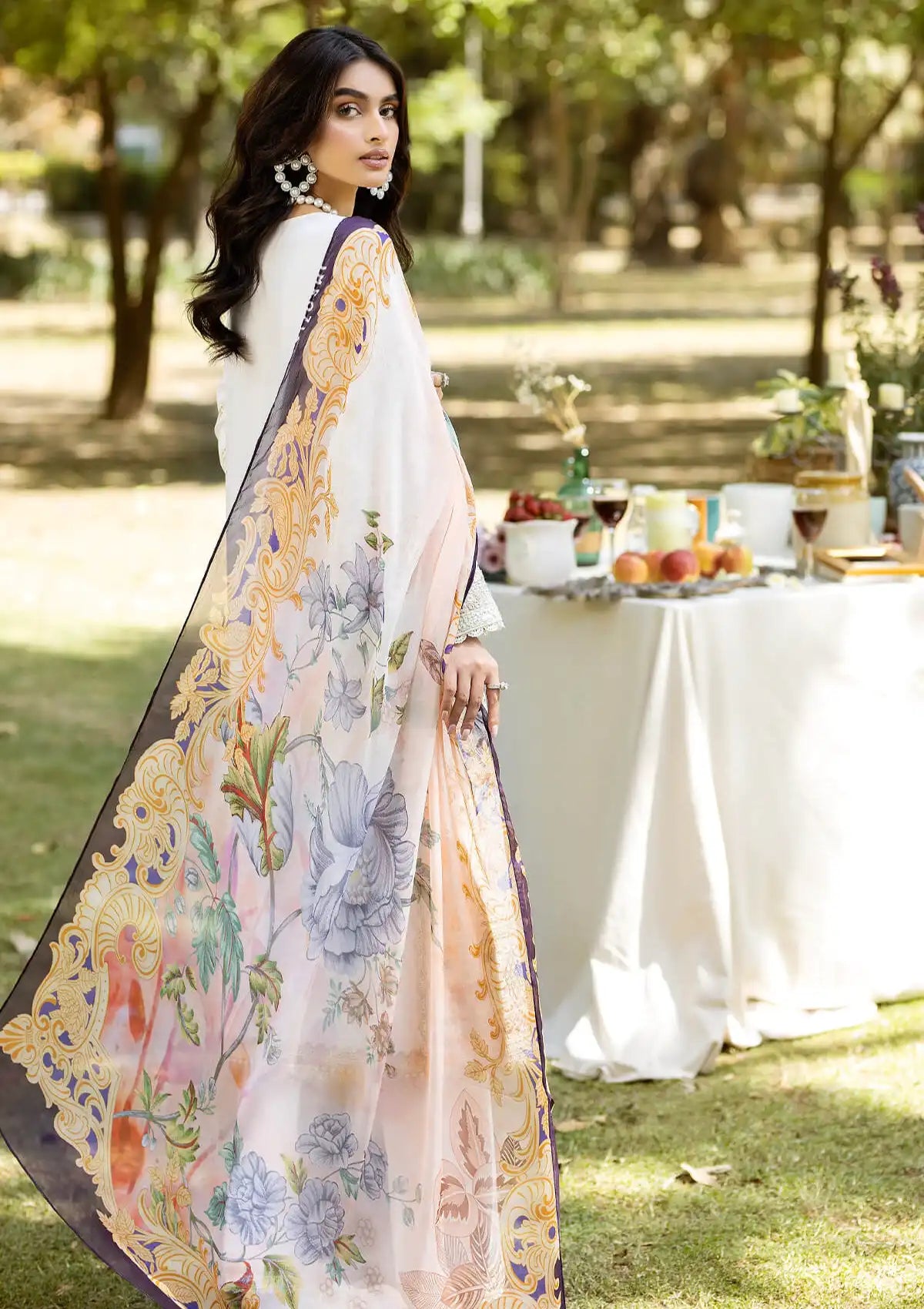 Imrozia Serene Jaan-e-Ada Lawn'24 IPL-03 Zebaish - Mohsin Saeed Fabrics