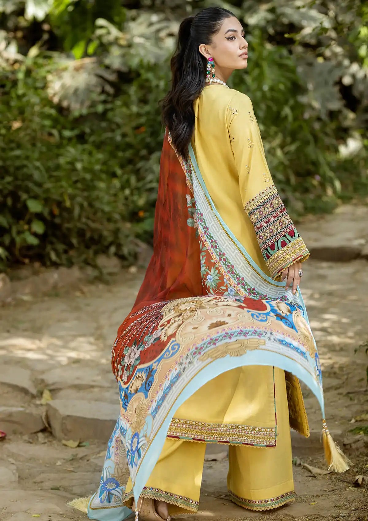 Imrozia Serene Jaan-e-Ada Lawn'24 IPL-06 Tabassum - Mohsin Saeed Fabrics