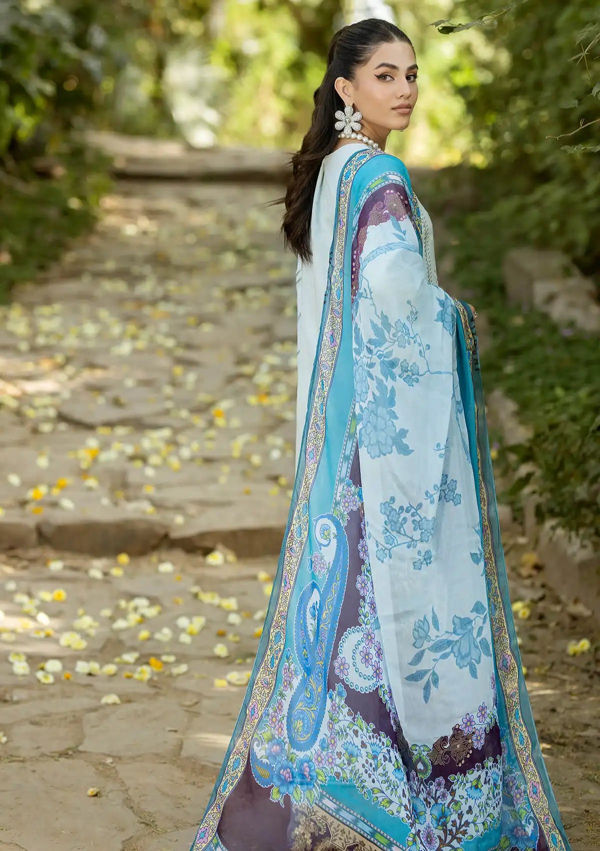 Imrozia Serene Jaan-e-Ada Lawn'24 IPL-07 Zarafat - Mohsin Saeed Fabrics