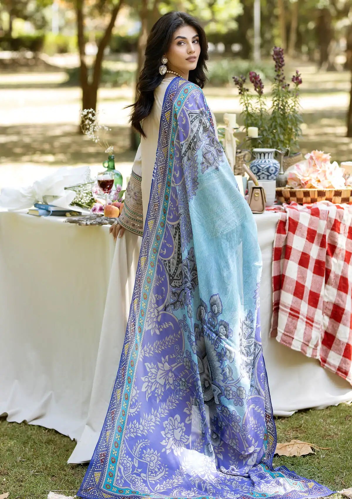 Imrozia Serene Jaan-e-Ada Lawn'24 IPL-10 Zibaai - Mohsin Saeed Fabrics