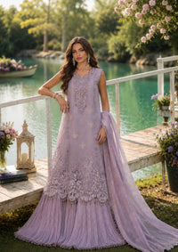 Noor By Saadia Asad Eid Luxury Printskhas'26 D-04 Lavender Lights
