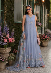 Noor By Saadia Asad Eid Luxury Printskhas'26 D-01 Frozen Mist