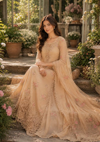 Noor By Saadia Asad Eid Luxury Printskhas'26 D-13 Blush Peach