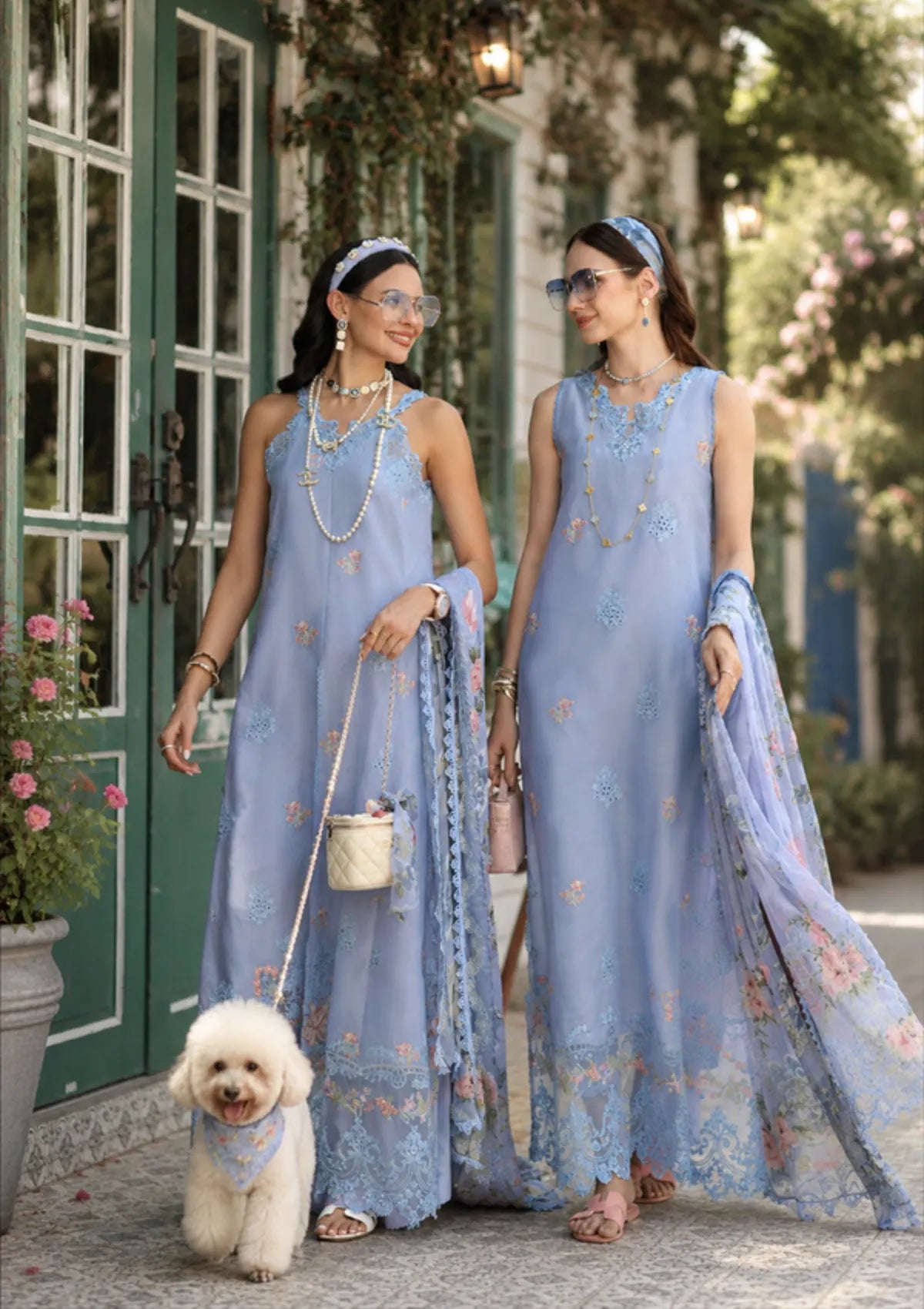Noor By Saadia Asad Eid Luxury Printskhas'26 D-01 Frozen Mist