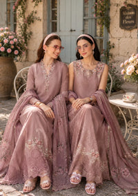 Noor By Saadia Asad Eid Luxury Printskhas'26 D-03 Rose Éclat