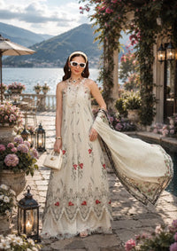 Noor By Saadia Asad Eid Luxury Printskhas'26 D-07 Ivory Heritage