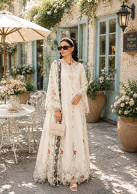 Noor By Saadia Asad Eid Luxury Printskhas'26 D-07 Ivory Heritage