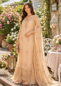 Noor By Saadia Asad Eid Luxury Printskhas'26 D-13 Blush Peach