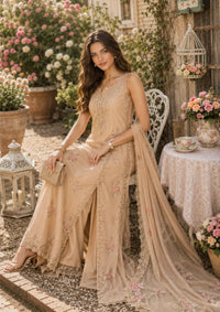 Noor By Saadia Asad Eid Luxury Printskhas'26 D-13 Blush Peach