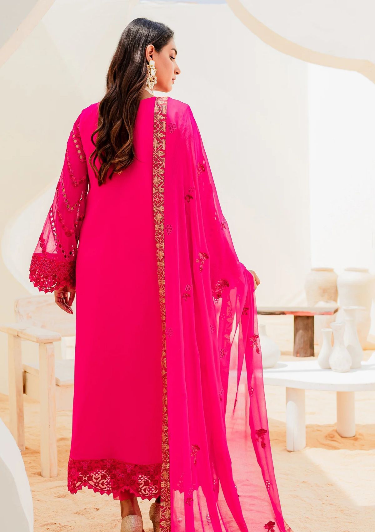 Sejal By Mashq'23 BEETROOT PURPLE (QS-503) - Mohsin Saeed Fabrics