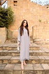 Grey fringes two pc
Manahils Introducing Gray fringes long Co-ord set .
Manahils, a leading Pakistani fashion brand, excels in designer clothing, offering exquisite pret wear. With convenient online shopping, they extend their fashion influence globally, including shipping to the UK.