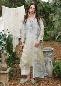 Mushq Hemline The Secret Garden Lawn'26 D-11 Ivory Botanica