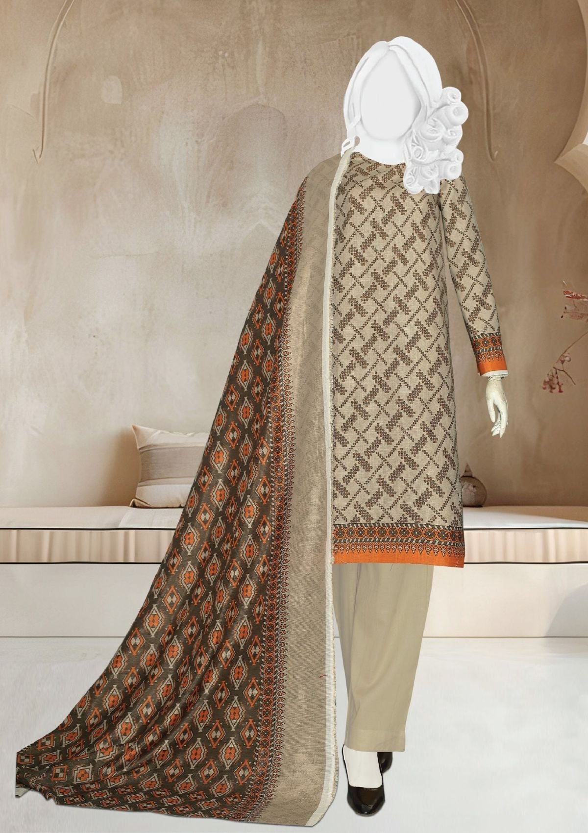 Jhurmat By ABC Vol-2 Khaddar'25 D-03