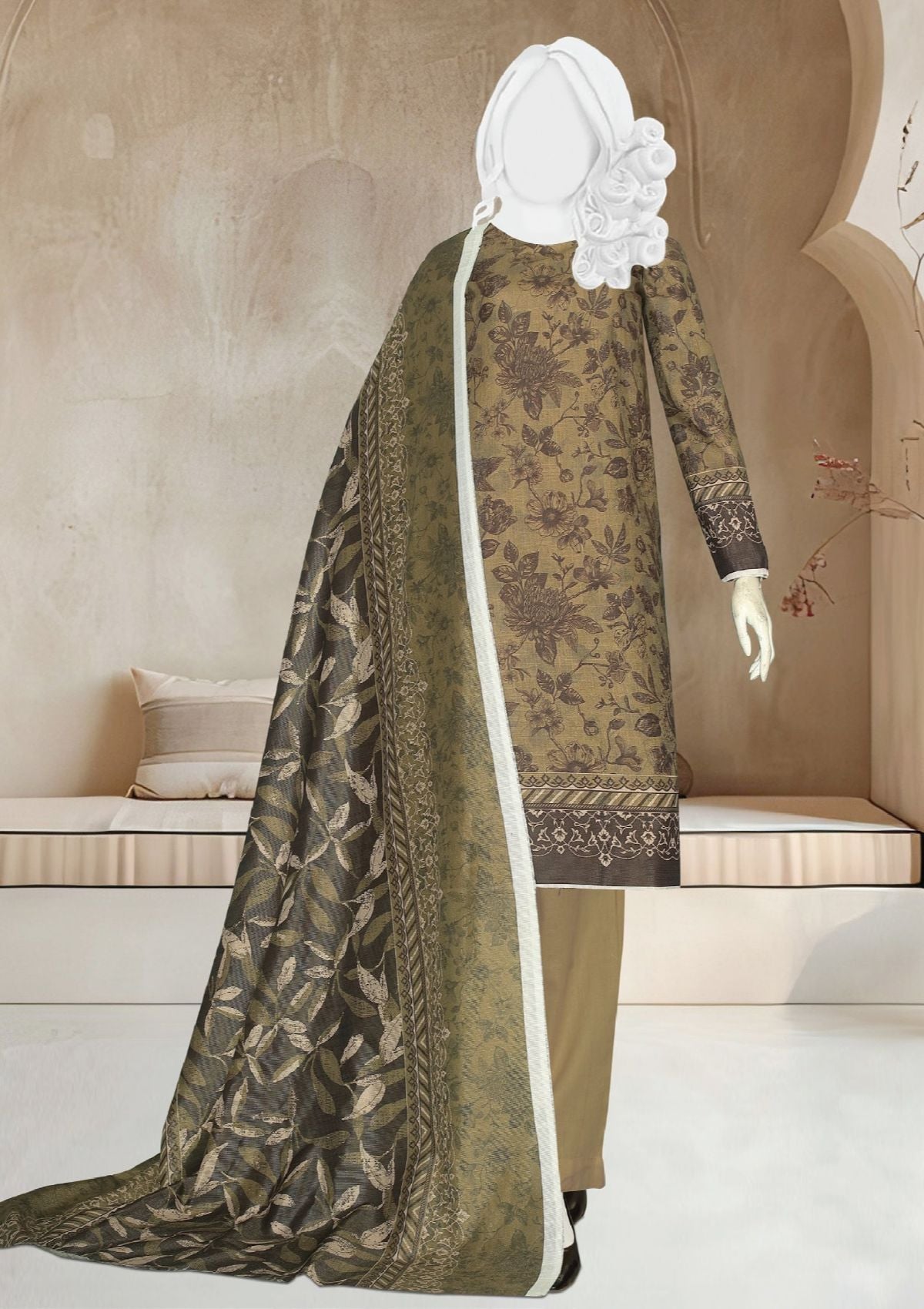 Jhurmat By ABC Vol-2 Khaddar'25 D-05