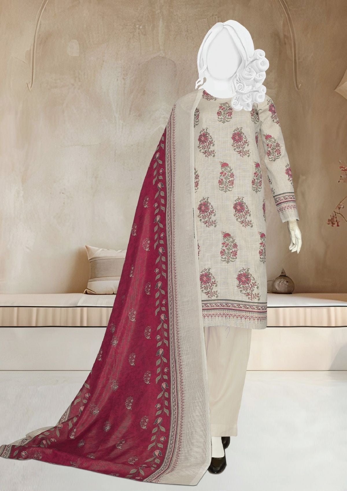 Jhurmat By ABC Vol-2 Khaddar'25 D-06