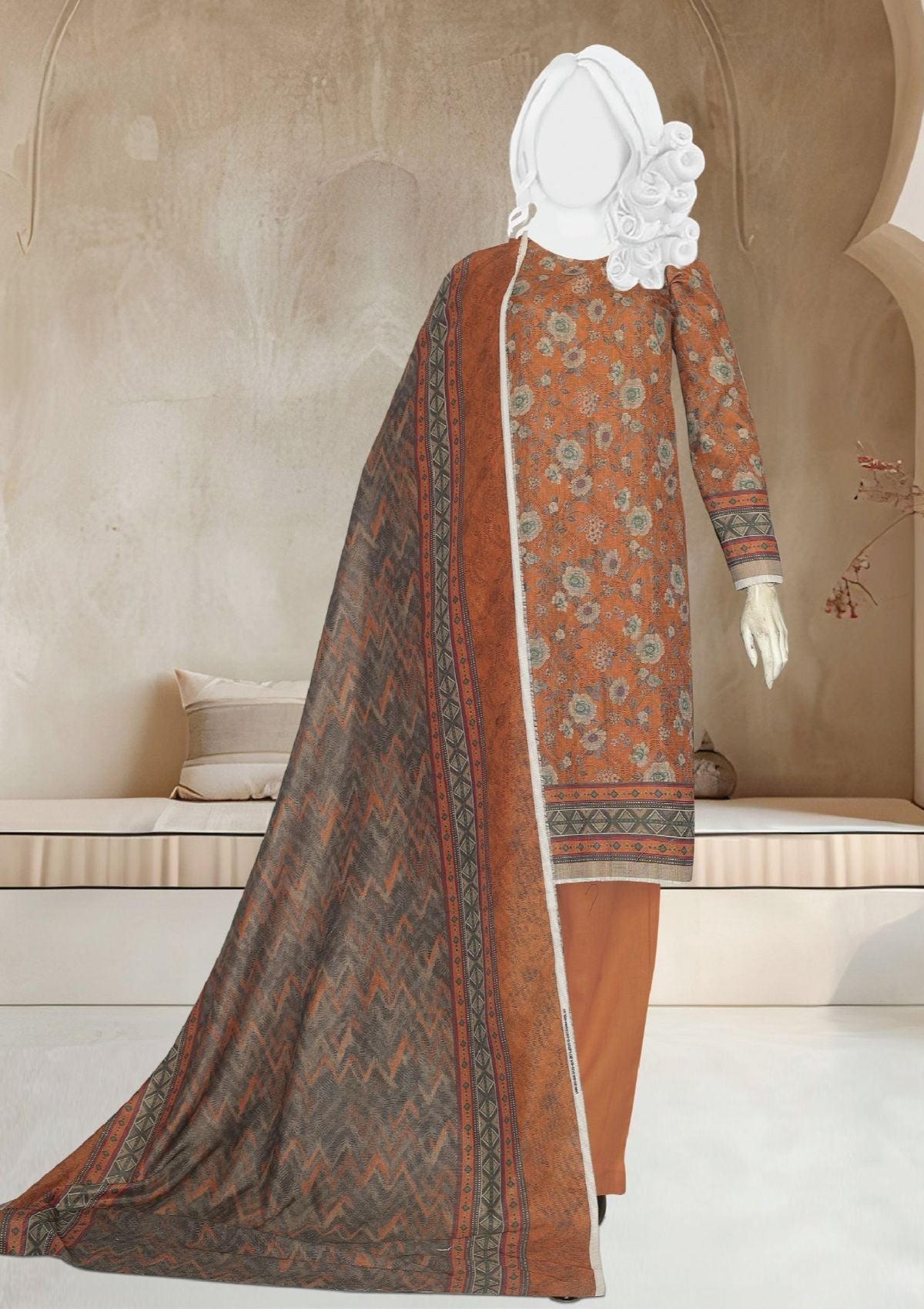 Jhurmat By ABC Vol-2 Khaddar'25 D-10