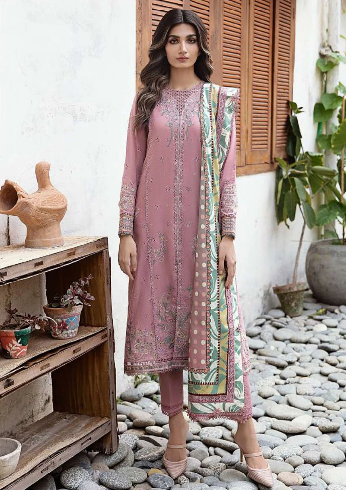 Jazmin Iris Fall Winter'23 D-03 - Mohsin Saeed Fabrics